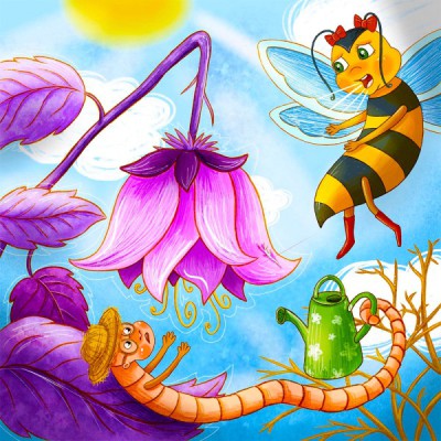 Бджілки на розвідці (казка Костянтина Ушинського)