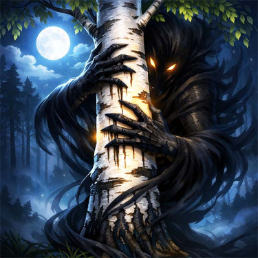 Чорні сліди холодної ночі (українська казка)