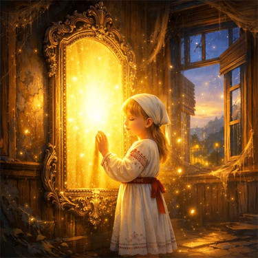 Дзеркало гріхів (українська казка) – читати на kazkaua.org Дзеркало гріхів (українська казка)