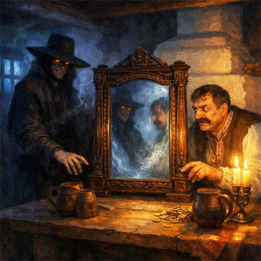 Дзеркало лукавого (українська казка)