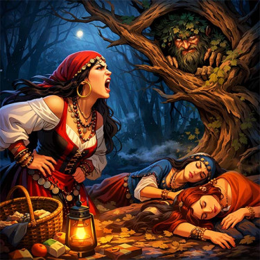 Як циганці лісові мари ввижалися (циганська казка)