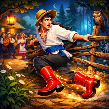 Як Гриць власні ноги наздоганяв (українська казка) – читати на kazkaua.org Як Гриць власні ноги наздоганяв (українська казка)