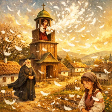 Як Химка плітки збирала (українська казка)