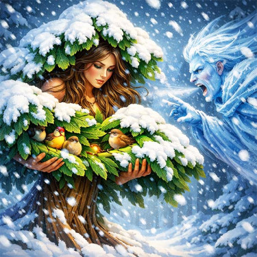 Як Сосна своє вбрання змінила (українська казка)