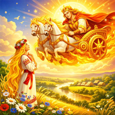 Як з'явився соняшник (українська казка)