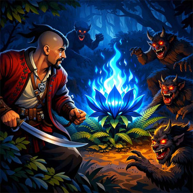 Квітка папороті й час (українська казка)