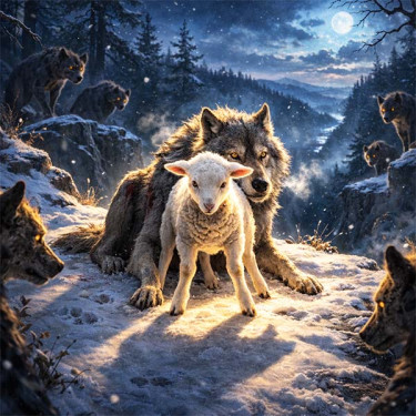 Вовче серце в білій шкурі (українська казка)